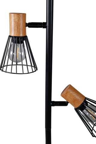 Atticus Golvlampa L240*W200*H1385 Svart