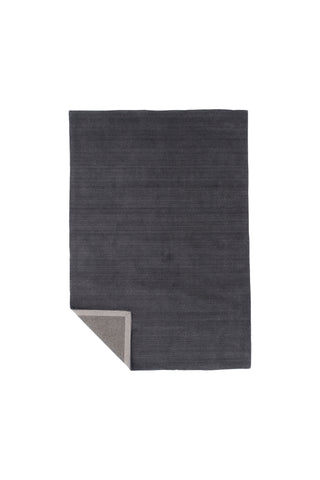 Ulla - Ull / Polyester Matta - Mörkgrå - L200*B300