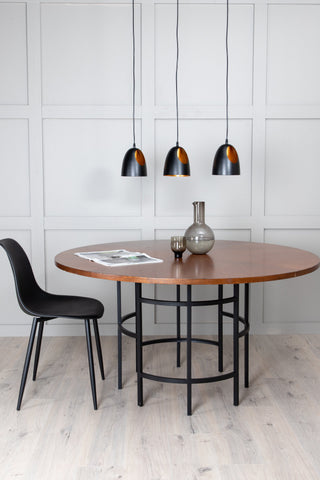Elda Pendellampa L750*W160*H170 Svart / Koppar