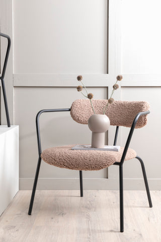 Duffy Enkelsoffa - Svart / Brun Teddy