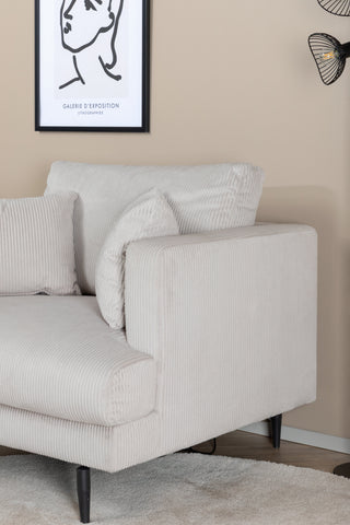 Sofia Enkelsoffa - Svart / Beige Manchester