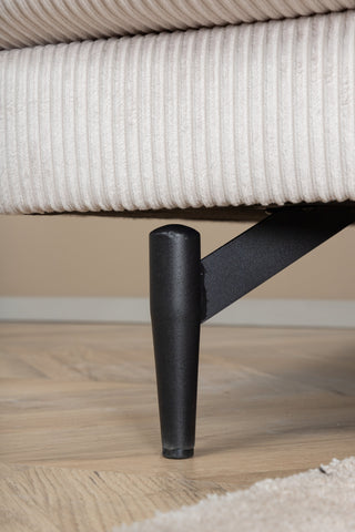 Sofia Enkelsoffa - Svart / Beige Manchester