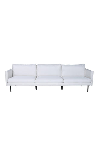 Zoom 3-sits Soffa - Svart / Ljus Beige Tyg