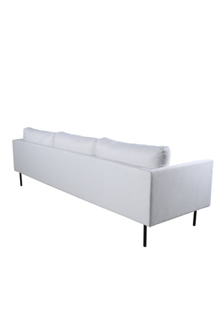 Zoom 3-sits Soffa - Svart / Ljus Beige Tyg