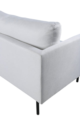 Zoom 3-sits Soffa - Svart / Ljus Beige Tyg