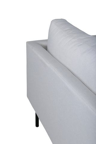 Zoom 3-sits Soffa - Svart / Ljus Beige Tyg