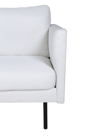 Zoom 3-sits Soffa - Svart / Ljus Beige Tyg