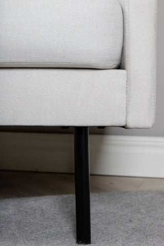Zoom Stol - Svart / Ljus Beige Tyg