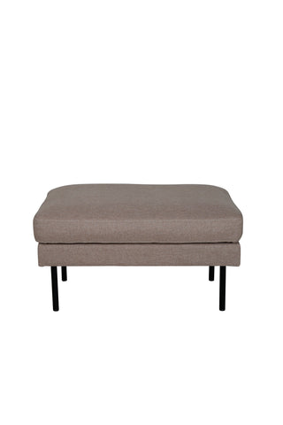 Zoom Ottoman - Svart / Brunt tyg