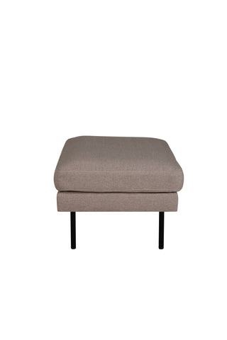 Zoom Ottoman - Svart / Brunt tyg