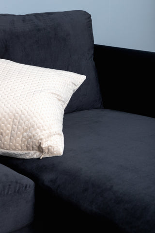 Zoom U-Soffa - Svart / Svart sammet