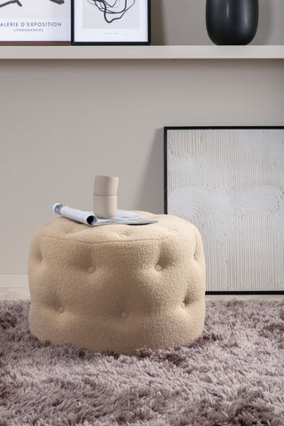 Benjamin Pouf - / Beige Teddy
