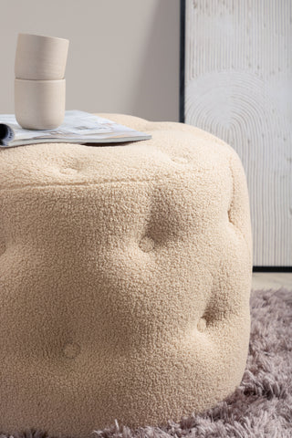 Benjamin Pouf - / Beige Teddy
