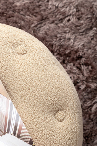 Benjamin Pouf - / Beige Teddy