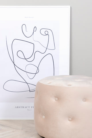 Benjamin Puff - / Beige sammet