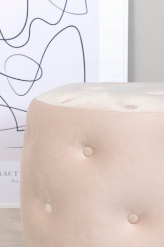 Benjamin Puff - / Beige sammet