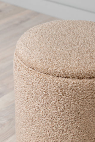 Benji Puff - Svart / Beige Teddy