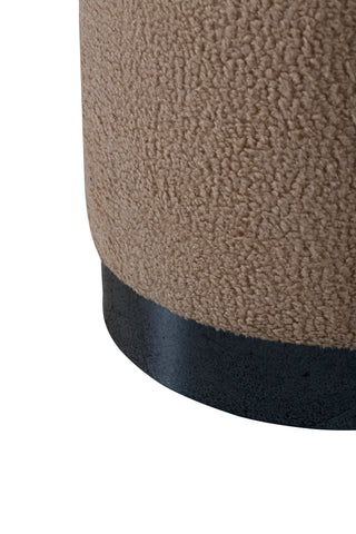 Benji Puff - Svart / Beige Teddy