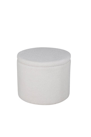 Dunken Pouf - / Offwhite Teddy