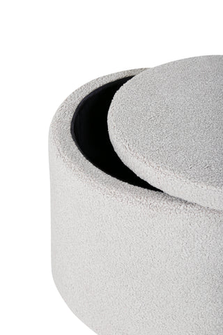 Dunken Pouf - / Greige Teddy