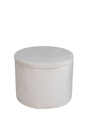 Dunken Pouf - / Beige sammet