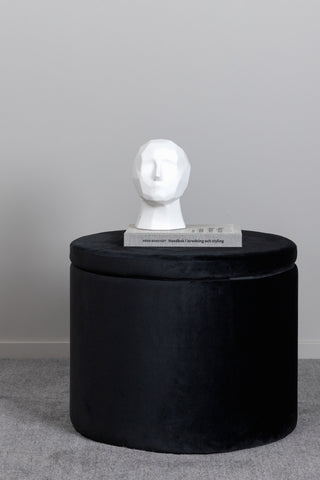 Dunken Pouf - / Black Velvet
