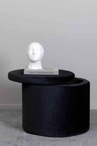 Dunken Pouf - / Black Velvet