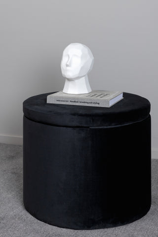 Dunken Pouf - / Black Velvet