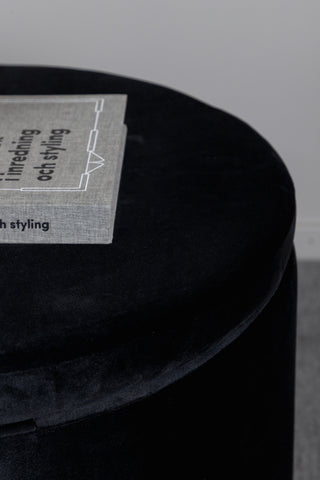 Dunken Pouf - / Black Velvet