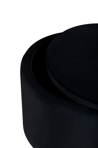Dunken Pouf - / Black Velvet