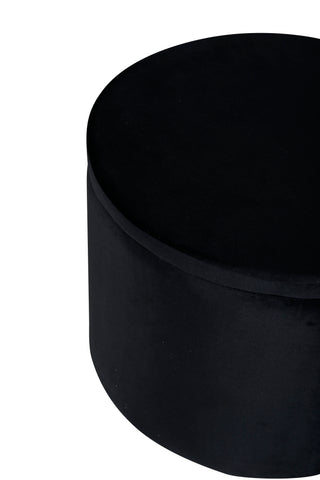 Dunken Pouf - / Black Velvet