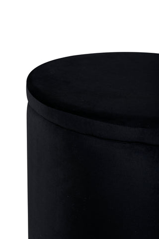 Dunken Pouf - / Black Velvet