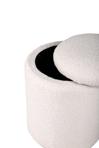 Limpen Puff - / Offwhite Teddy