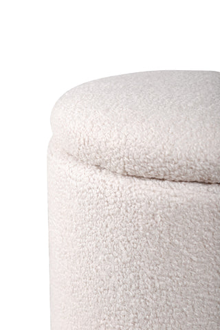 Limpen Puff - / Offwhite Teddy