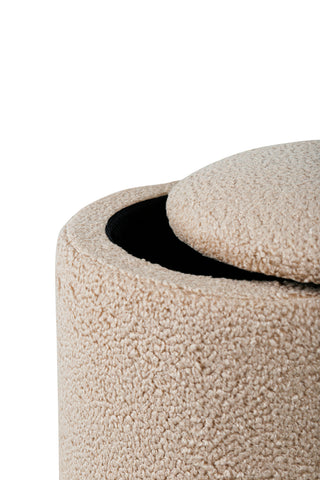 Limpen Puff - / Beige Teddy