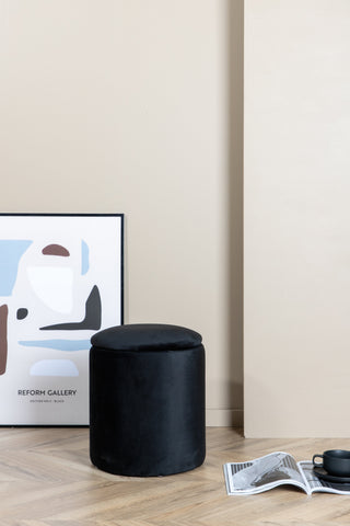 Limpen Puff - / Black Velvet