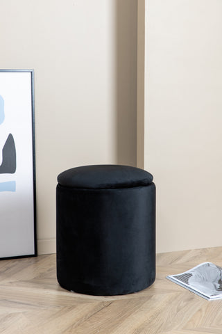 Limpen Puff - / Black Velvet