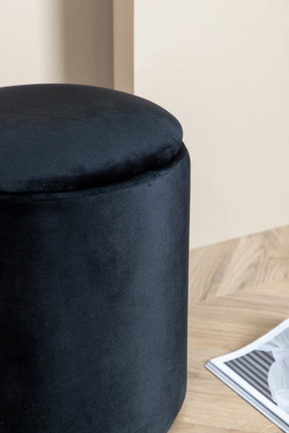 Limpen Puff - / Black Velvet