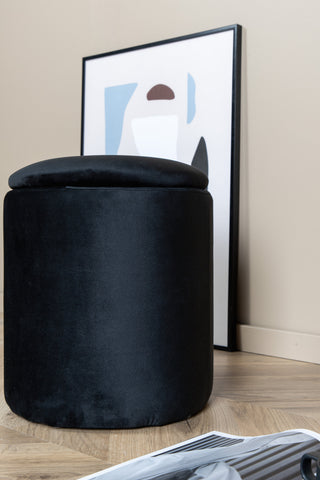 Limpen Puff - / Black Velvet