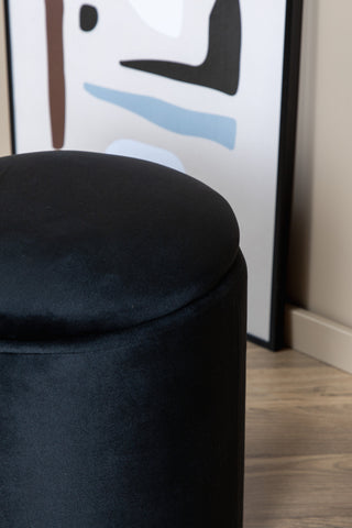 Limpen Puff - / Black Velvet