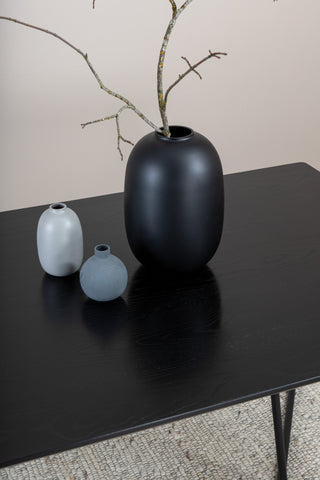 Petra Matbord - Svart / Svart Faner