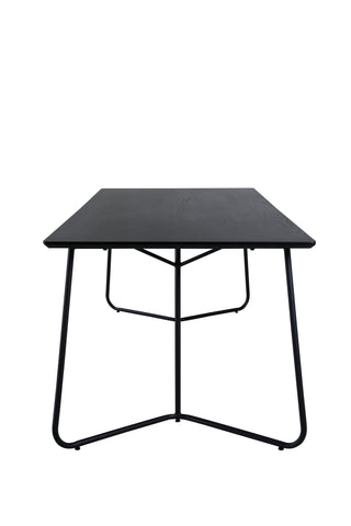 Petra Matbord - Svart / Svart Faner