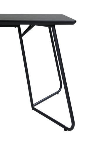 Petra Matbord - Svart / Svart Faner