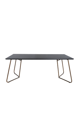 Petra Matbord - Distressed Copper / Black Faner