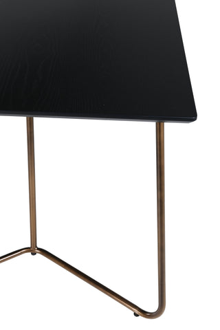 Petra Matbord - Distressed Copper / Black Faner