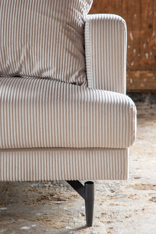 Sofia Soffa - Svart / Beige Manchester