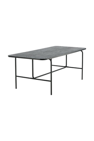 Uno Matbord - Svart / Svart Faner
