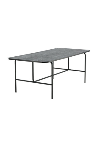 Uno Matbord - Svart / Svart Faner