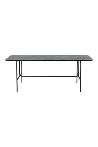 Uno Matbord - Svart / Svart Faner