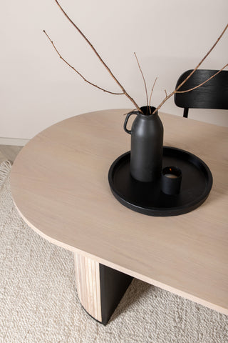 Bianca Ovalt Matbord - White Wash / White Wash Faner